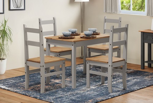 Corona dining table - table, chairs