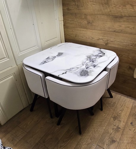Wood marble dining - or,