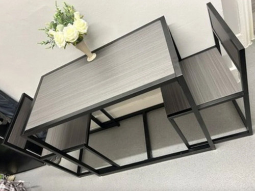 Dining table and chairs - and,
