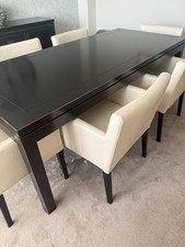 dining table and 6 chairs