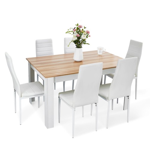 Oak dining table - dining, w/